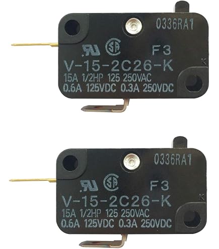 Lot De 5 Micro-commutateurs Z-15GD-B 1NO+1NC - Bouton Pression Levier Court - Neuf Uxcell