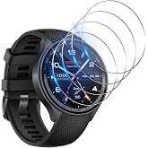 Funrae Screen Protector Compatible with OnePlus Watch 2R [4 Pieces], Tempered Glass Protective Film [No Bubbles] [Anti-scratc