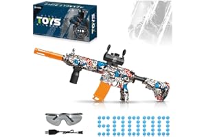 BESTOO Gel Blaster Large Pro Electric Gel Ball Blaster Toy with Goggle&40000, Outdoor Activities, Team Sports Game, Gift Choice
