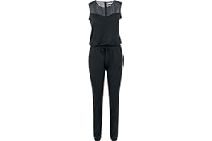 URBAN CLASSICS Jumpsuit Donna, Tuta Intera Monopezzo, Tech Mesh, Fascia Elastica, Diverse Variazioni di Colori e Taglie XS - 5XL