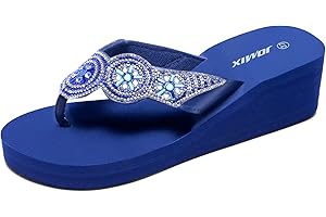 JOMIX Infradito Donna Eleganti Ciabatte Zeppa Casa Mare Piscina