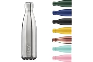 Borraccia Chilly's - Acciaio Inox ed Riutilizzabile - Ermetica, Non Traspirante - Acciaio Inox 750ml