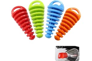 LATRAT Lot de 4 bouchons d'échappement universels pour moto et motocross