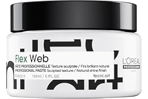 L'ORÉAL PROFESSIONNEL PARIS L'Oréal Professionnel, Pasta Modellante per Capelli, Tenuta Extra-Forte, Effetto Naturale e Brillante, Tecni Art Web, 100 ml