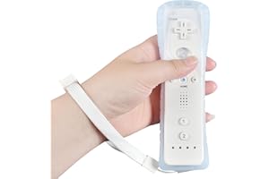 Funmo telecomando della wii, wii telecomando, controller wii con custodia in silicone e cinturino da polso, per Wii