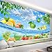 Produktbild NXMRN Wallpaper Tapete Plakat Poster Fototapete HD Obst Meerwasser Frische Sommer Foto 3D Wandbild Obst Shop Restaurant Küche Hintergrund Wanddekor 150cmx100cm