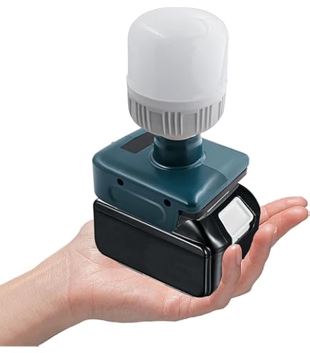 Cordless LED Work Light For Makita 18V Battery - 12W 1300LM Super Bright Portable Light