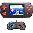 CULAGEiMi Handheld Game for Kids Adults Built-in 270 Retro Video Games, Portable Gaming System with Rechargeable Battery Gamepad, Mini Arcade Toys Supports 2 Players Birthday Xmas Gifts, Black