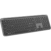 Logitech Signature Slim K950, Tastiera wireless, Design elegante, Switch tra Dispositivi, Digitazione silenziosa, Bluetooth,