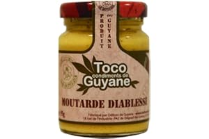 TOCO - Délices de Guyane – Moutarde Diablesse – Parfume Naturellement Tous Vos Plats – Ingrédients Naturels Et 100 % Français – 100 Grammes