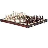 Brand New Hand Crafted Tournament 76 Wooden Chess Set 39cm x 39cm