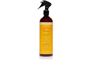 Leather Honey Leather Cleaner Spray: UV Protectant, Non-Toxic & Since 1968. Cleans & Protects Leather, Faux & Vinyl - Couches, Car Seats, Purses, Shoes, Bags & Tack. Safe for Any Color