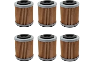 Cyleto filtre à huile pour Yamaha Yfm350 X Yfm350 X Warrior 350 1987–2004 (lot de 6)