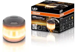 OSRAM LEDguardian Road Flare Signal V16 IoT, luz de Advertencia LED certificada DGT 3.0, Uso obligatorio en España, 1900K, localización en Tiempo Real