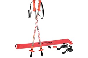 FitTrek Wanderstöcke Kinder - Trekkingstöcke - Walking Stöcke Teleskop - Wanderstocke Kinder - Walking Stock Leicht mit Gummipuffer, Pads und Tasche