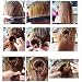 MLMSY Hair Bun Hair Styling Disk Hair Donut Bun Maker Hair Clip Former Foam French Twist Roller Fashion Fast Easy Magic DIY Hair Updo Tool Hair Fold Wrap Snap Accessories Easy Hairstyles 2 Pack Black