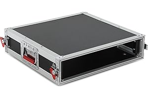 Gator Cases GTOUR Standard & Shallow Racks ATA Flight Rack-Koffer aus Holz; 2U; 17“ tief (G-TOUR 2U)