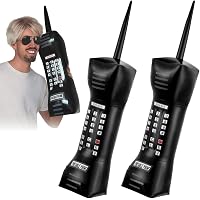 3-teiliges Aufblasbares Rock-Star-Set – Boombox, Handy & Mikrofon, Für 80er/90er Partys