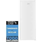 SAUBER, Refrigerator 1 door, SERIES 3-1F14326WH, E, 143 x 55 cm, 242 liters, Reversible Door, LED, Fruit and Vegetable Drawer
