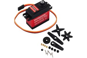 Wishiot TD-8135MG 35KG 360 Grad kontinuierliche Drehung Servo Digital Coreless 500μs-2500μs großes Drehmoment Metallgetriebe für DIY Roboter Roboter RC Modell