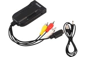 MXZZAND Adapter wideo HDMI S-VIDEO na HDMI elastyczny adapter VHS VHS do telewizora,Akcesoria owizualne i peryferyjne