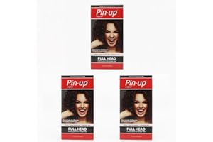 PIN-UP ORIGINAL Pin Up Kit de permanente à domicile pour tête complète, kit de permanente à domicile pour des boucles naturelles et durables, riche en protéines pour des cheveux doux et brillants, pack trio de 170 ml