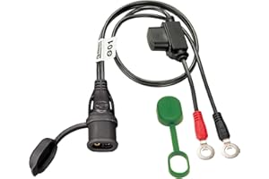 TECMATE Optimate =SAE71 Câble de batterie résistant aux intempéries, sport motorisé