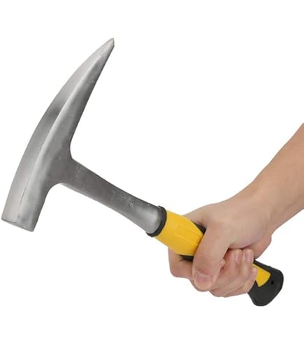 Martello Forgaito Mass Con Manico In Fibra - 250 Gr, 50 Cm, Made In Italy - Foto 3