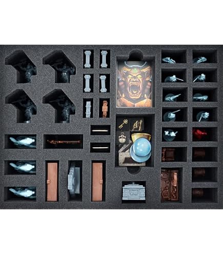 Feldherr HS070WH48BO Plateau En Mousse – 24 Compartiments Pour Pots De Peinture Citadel 24 Ml, Rangement Et Transport Sécurisé, Fabrication Allemande