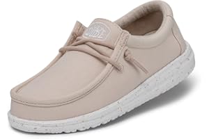 HEYDUDE Garçon Wally Youth Slub Canvas MOC Toe Shoes