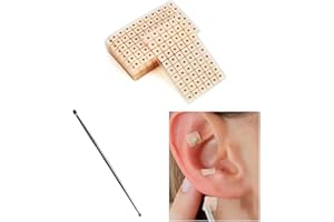 600pcs Graine D'oreille D'acupuncture,Vaccaria Graines D'oreille,Oreille Presse Graines Acupuncture,Points Acupuncture Graines,Magnétiques Thérapies Auriculaire,Avec Un Cueilleur D'oreilles,Kiuiom