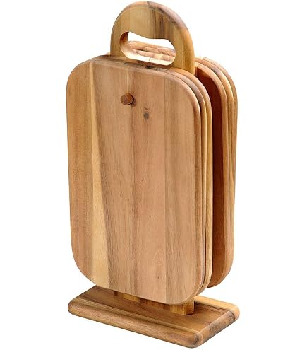 Creative Co-Op Stahlreibe Mit Käsebrett – Mangoholz, 23,5 Cm Hoch, Brett 35x20 Cm