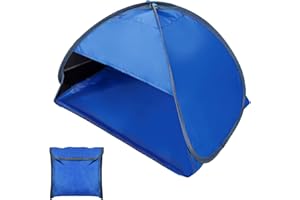 SHANKAM Mini Kopfzelt,Pop Up Zelt Mini, Mini Kopfzelt, Pop Up Zelt Sonnenschutz, Strandmuschel Pop Up Hund, Mini Strandzelt, Ideal für Strandcamping und Outdoor-Aktivitäten