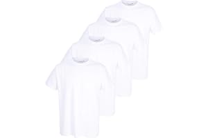 Götzburg Herren Basic T-Shirt mit Rundhalsausschnitt, 4er Pack