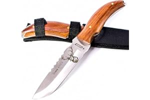 KanDar FB-17 Coltello a Lama Fissa | da Caccia | Coltello da Esterno | Sopravvivenza | Cacciatore Campeggio attività all’Aperto Multiuso 270mm | FTM-it.