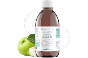 ‎MIGHTY ELEMENTS Mighty Elements Liposomales Beautiful 6in1, Coenzym Q10, Hyaluron, Biotin, Folsäure (Quatrefolic), Zink, Vitamin C Honigmelone-Geschmack,Vegan, Hochdosiert, hohe Bioverfügbarkeit,250ml