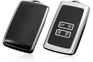 GAFAT Dacia Duster 3 Duster 2/ Dacia Bigster 2018-2025 2026 Coque de Clé, Coque de Protection, Dacia Duster 2025 Housse de Protection de Clé en TPU Gel de Silice, Dacia Duster Accessoires (Argenté)