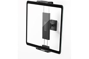 Hixava Tablet Wandhalterung aus Aluminium, mit 360° Drehbar, Universal Wandhalterung mit Erweiterbarer Clip, Kompatibel Mit (4,7-13'') iPad Pro/Mini, Surface Pro, Galaxy Tab, Kindle