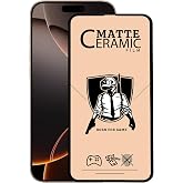 Apple iPhone 16 Pro Max ile Uyumlu Tam Kaplayan Mat Seramik Nano Esnek Ekran Koruyucu Cam