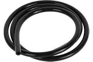 Partuto 1pc 130PSI Max Pressure Silicone Vacuum Tubing Hose for Chevrolet for Buick for Lincoln Engine Automotive Vacuum Line Silicone Black 3.3FT 3/16" 4mm ID 2mm ID 2mm Thickness