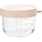 BÉABA, Portion Conservation Repas Bébé/Verre Extra Résistant, Made in France, 100% Hermétique, Résiste à la chaleur et Choc t