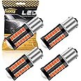 Sidaqi 4 Pack BA15S P21W 1156 LED Bulbs Red for Brake Lights Tail Stop Parking Lights Position Lights Interior RV Camper Bulbs 33SMD 900LM/Bulb 3.6W