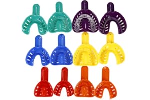 RACKBONE Mike Dental Imprint Tray Plastic New 6 Sizes Autoclavable for Adults / Children