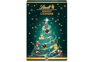 Lindt Calendario Avvento 2025 Albero, Praline di Cioccolato Assortite in confezione natalizia, Formato 221g