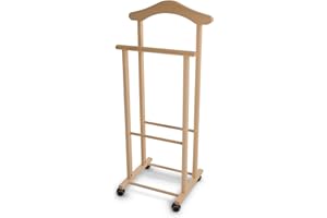 Arredamenti Italia - 102 ATRI - Galàn de noche madera de haya natural - 46 x 37 x 105 cm