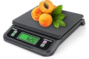 ZCXBHD Balances Cuisine 30kg / 1g électroniques Balance Numérique Haute Précision Alimentaire Balance avec Écran LCD Rétroéclairé Fonction Tare et Compte balances