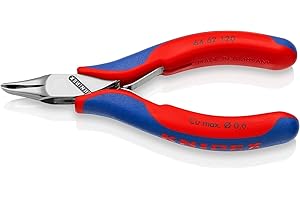 KNIPEX Elektronik-Vornschneider mit Mehrkomponenten-Hüllen 120 mm, 64 62 120