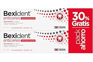 Isdin Bexident Anticaries, Pack Ahorro 30% EXTRA Pasta Dentífrica 12 5ml + 125 ml