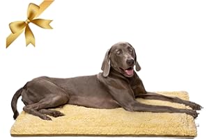 Vivi Bear Hundedecke Matten für Hunde, Hundekissen 110 x 70 cm, maschinenwaschbar, für Tiere, wendbar, für Hunde und Katzen, Matratze für Hunde, Decke für Haustiere, Braun