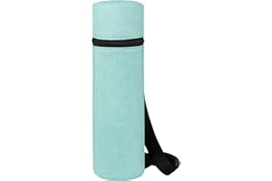 ‎AOSBOS AOSBOS Kühltasche Flaschenkühler faltbar Kühlmanschette für Wein- und Champagnerflaschen Sekt zum Camping Ausflug Picknick Türkis 1L